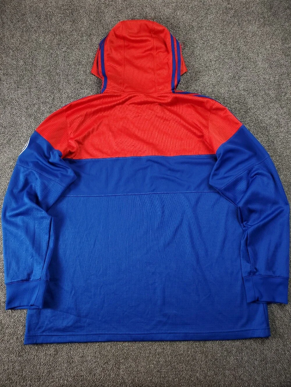 Philadelphia 76ers Adidas Authentic On Court Hoodie 2XL Warm Up Pullover NBA